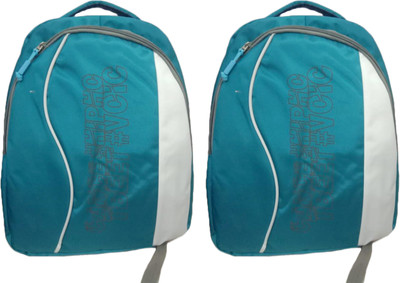 

Unique Collection College & School bag 20 L Backpack(Blue), Blue 06