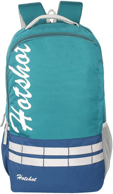 

Hot Shot Polyester School, Collage and Casual 28.0 L Standrad Size Backpack(Blue)