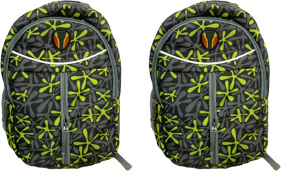 

Unique Collection College & School bag 20 L Backpack(Black, Yellow), Black 10