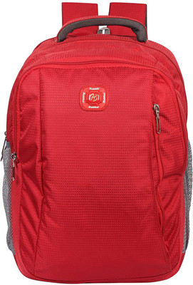 

Hot Shot Polyester School, Collage and Casual 28.0 L Standrad Size Backpack(Red)