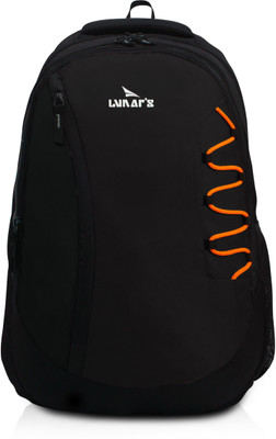 

Lunar Taurus 25 L Backpack(Black, Orange)
