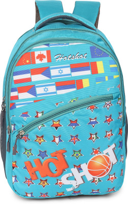 

Hot Shot Polyester Waterproof School-College-Tution-Gym Casual 30.0 L Standrad Size Backpack(Multicolor)