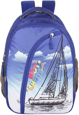 

Hot Shot Polyester 28 Liters School, Collage and Casual 28.0 L Standrad Size Backpack(Blue)