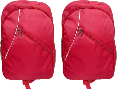 

Unique Collection College & School bag 20 L Backpack(Red), Red 08