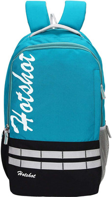 

Hot Shot Polyester School, Collage and Casual 28.0 L Standrad Size Backpack(Black)