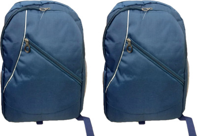 

Unique Collection College & School bag 20 L Backpack(Blue), Blue 08