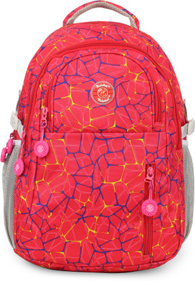 

Hot Shot Polyester School, Collage and Casual 30.0 L Standrad Size Backpack(Red)