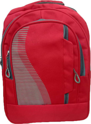 

Unique Collection College & School bag 20 L Backpack(Red), Red 02
