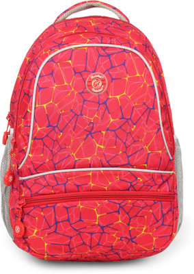 

Hot Shot Polyester School, Collage and Casual 30.0 L Backpack(Red)