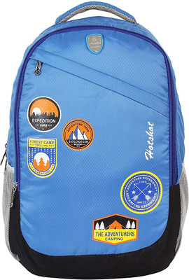 

Hot Shot Polyester School Casual Bag 35.0 L Standrad Size Backpack(Blue, Black)