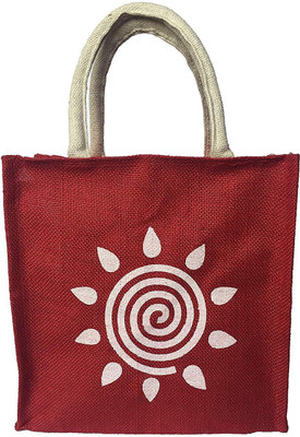 

Arjun RO Jute Carry Bag with Reinforced Handles with closure Carry Bags & Reusable and Eco-friendly (Nursery/Play School) Multipurpose Bag(Maroon, 12 L)