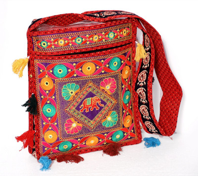 

RK Brands Multicolor Hand Crafted Cotton Shoulder Bag(Multicolor, 3 L)