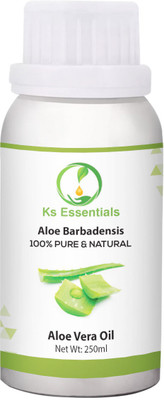 

Ks Essentials 100% Pure Aloe Vera Oil 100% Pure & Natural Undiluted, Therapeutic Grade,Skin Care & Face(250 ml)