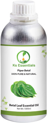 

Ks Essentials 100% Pure Betel leaf Essential Oil (Piper Betle) Natural Therapeutic Grade(1000 ml)