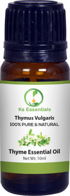 

Ks Essentials 100% Pure Thyme Essential Oil (Thymus Vulgaris) Natural Therapeutic Grade(10 ml)