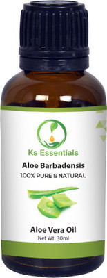 

Ks Essentials 100% Pure Aloe Vera Oil 100% Pure & Natural Undiluted, Therapeutic Grade,Skin Care & Face(30 ml)