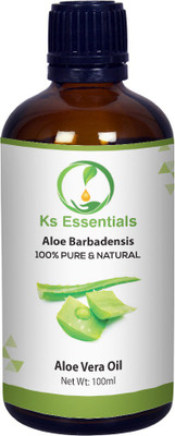 

Ks Essentials 100% Pure Aloe Vera Oil 100% Pure & Natural Undiluted, Therapeutic Grade,Skin Care & Face(100 ml)