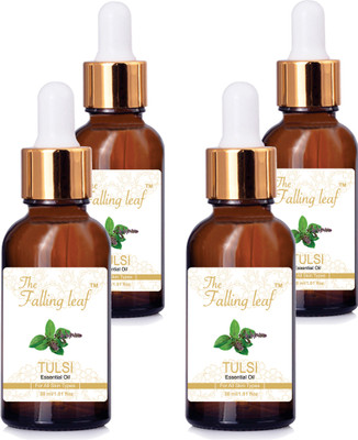 

THE FALLING LEAF TULSI ESSENTIAL OIL (Pck of 4)(30 ml)