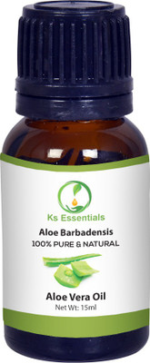 

Ks Essentials 100% Pure Aloe Vera Oil 100% Pure & Natural Undiluted, Therapeutic Grade,Skin Care & Face(15 ml)