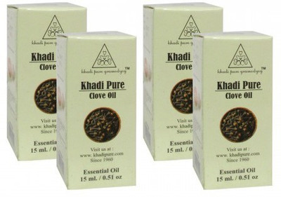 

Khadi Pure Gramodyog CLOVE ESSENTIAL OIL - 15ML (SET OF 4)(60 ml)