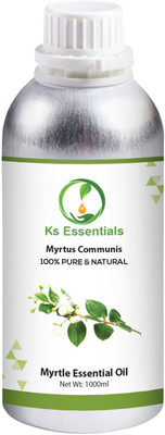 

Ks Essentials 100% Pure Myrtle Essential Oil (Myrtus communis) Natural Therapeutic Grade(1000 ml)