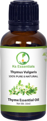 

Ks Essentials 100% Pure Thyme Essential Oil (Thymus Vulgaris) Natural Therapeutic Grade(30 ml)