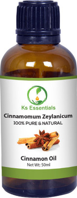 

Ks Essentials 100% Pure Cinnamon Pure Natural Essential Oil Steam Distilled (Cinnamomum zeylanicum)(50 ml)