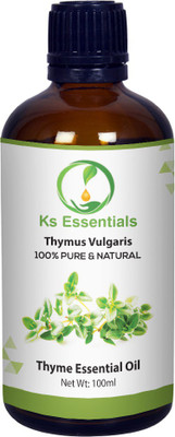 

Ks Essentials 100% Pure Thyme Essential Oil (Thymus Vulgaris) Natural Therapeutic Grade(100 ml)