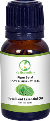 

Ks Essentials 100% Pure Betel leaf Essential Oil (Piper Betle) Natural Therapeutic Grade(15 ml)
