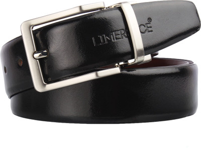 

LIMERENCE Men Formal, Casual Multicolor Genuine Leather Reversible Belt, Black