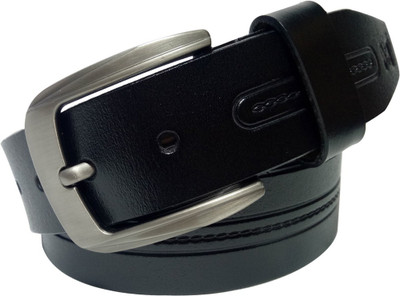 

Mentiezi Men Casual Black Genuine Leather Belt