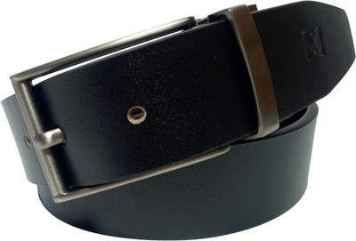

Mentiezi Men Formal Black Genuine Leather Belt
