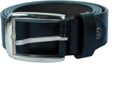 

Adroks Men Casual Black Genuine Leather Belt