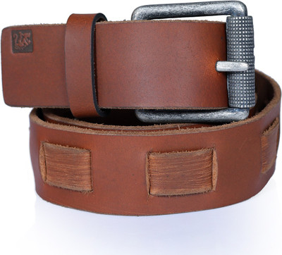 

Leo Men Casual Brown Genuine Leather Belt, Black