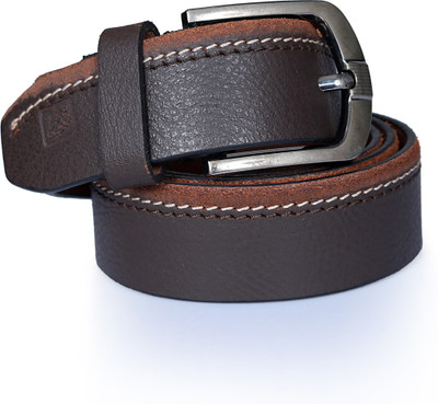 

Leo Men Casual Brown, Black Genuine Leather Belt
