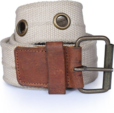 

Leo Men Casual Grey Genuine Leather Belt, Black