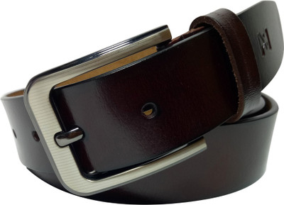 

Mentiezi Men Casual Brown Genuine Leather Belt