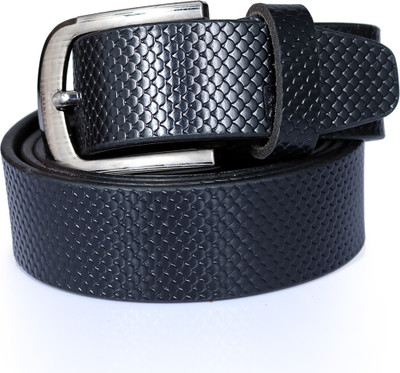 

Leo Men Casual Black Genuine Leather Belt