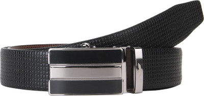 

Park Avenue Men Black Genuine Leather Belt, Park Avenue Men Casual Black Genuine Leather Reversible Belt
