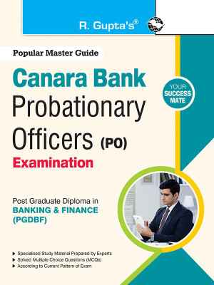 Canara Bank—(Probationary Officers) Post Graduate Diploma in Banking & Finance Exam Guide(English, Paperback, RPH Editorial Board)