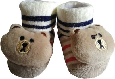 

Toddler Town S00 Booties(Toe to Heel Length - 4 cm Brown)