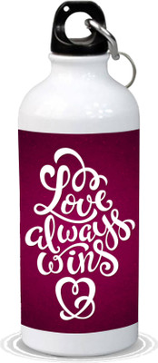 

Clickplick Love Always More Stainless Steel Sipper 600 ml Sipper(Pack of 1, Multicolor), White