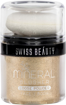 

Swiss Beauty Mineral Blusher/Bronzer Loose Powder-01(Gold)