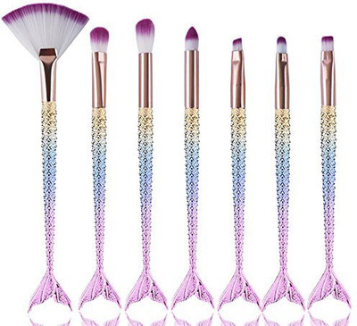 

Topunder Professional Makeup Brush Set Brushes For Facial Brow And Lip By D(Pack of 7)
