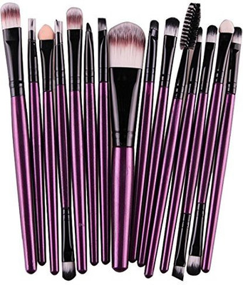 

Bolayu 15 Pcs Sets Makeup Brushes Tool Eye Shadow Foundation Eyebrow Lip Brush(Pack of 15)