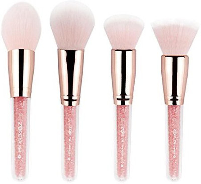

Start 4Pcs Sets Pink Makeup Brushes Set Inner Diamond Handle Multifunctional Powder Brush(Pack of 4)