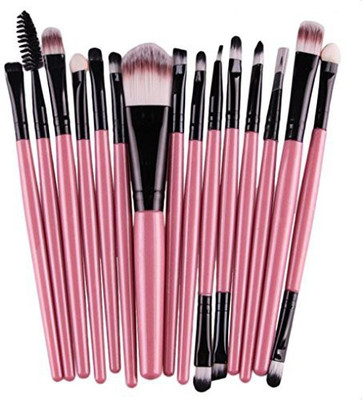 

Goodtrade Gotd 15Pcs Colorful Cosmetic Eyebrow Eyeshadow Brush Makeup Sets Kits Tools(Pack of 15)
