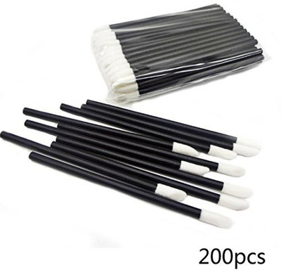 

Umfun 200Pcs Lip Gloss Disposable Brushes Lipstick Make Up Brush Wands Applicator Tool(Pack of 200)