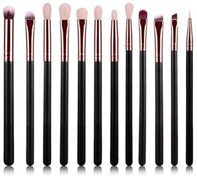 

Nomeni 12 Pieces Makeup Brush Set Professional Face Eye Shadow Eyeliner Foundation Blush Lip Brushes Powder Liquid Cream Cosmetics Blending Tool(Pack of 12)