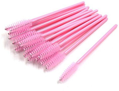 

Uxcell 20Pcs Pink Plastic Disposable Eyelash Extension Mascara Brush Wands Applicator Sticks Makeup Tool(Pack of 20)